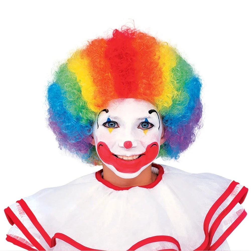 Colorful Clown Costume 3pc Set